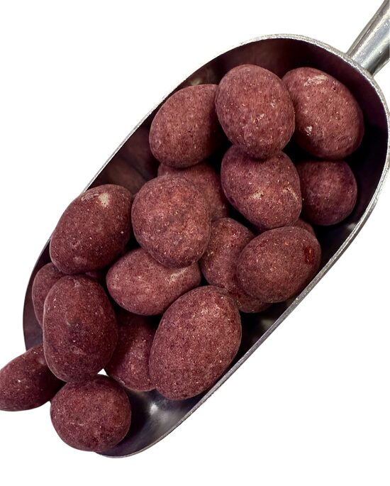 Migdolai mėlynių skonio